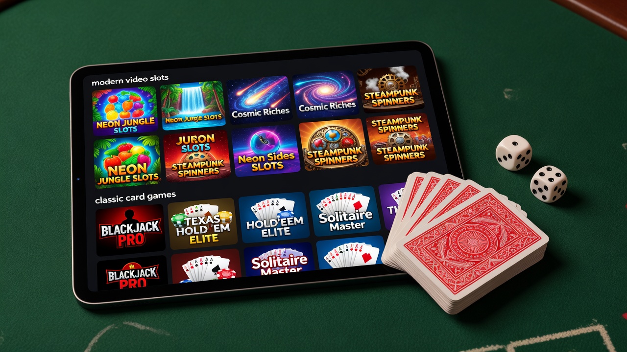 Spielauswahl bei legalen Online Spielotheken - legale online casinos